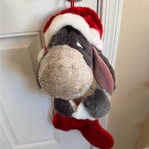 Disneyland Resort Eeyore Plush Christmas Stocking